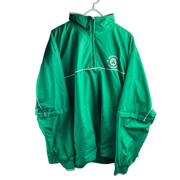 NBA Boston Celtics 2008 Champions Antigua Sweatshirt Windbreaker Men XL Green - Picture 1 of 11
